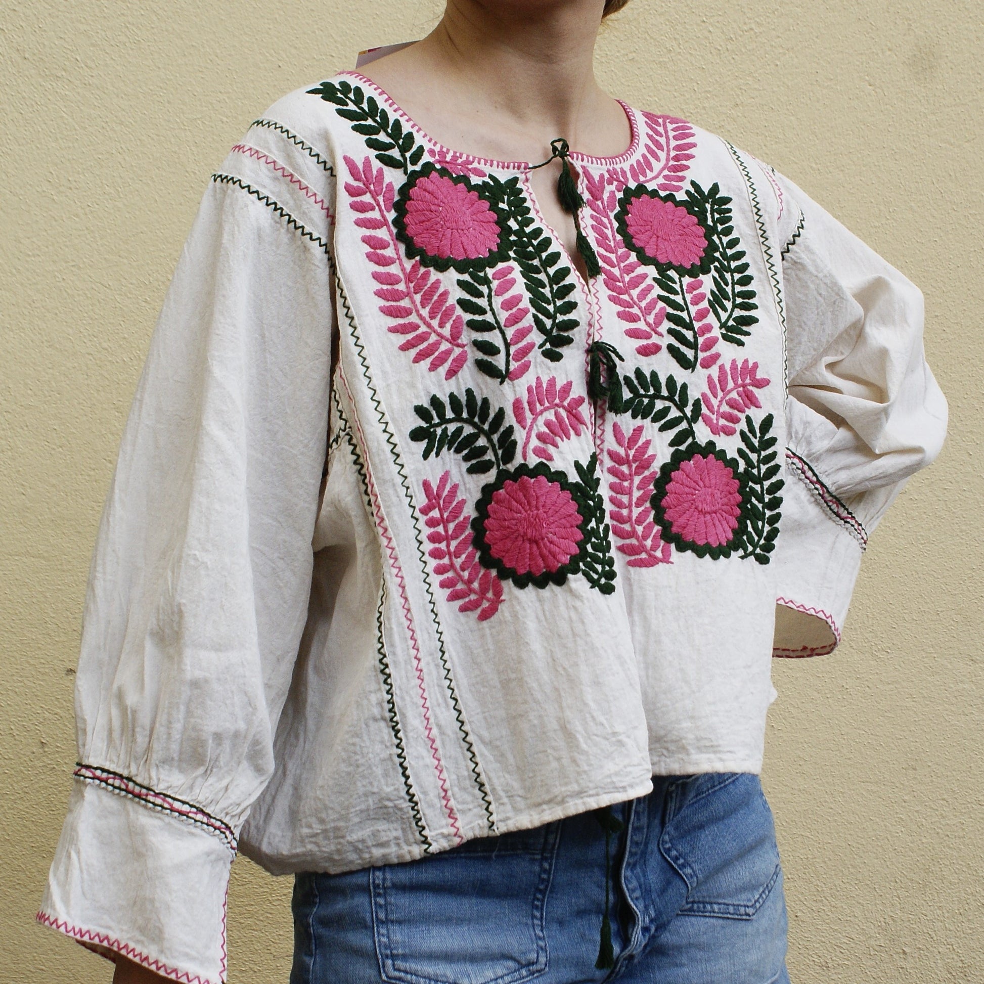Håndbrodert Sommer Top (Ny) EVOMAR