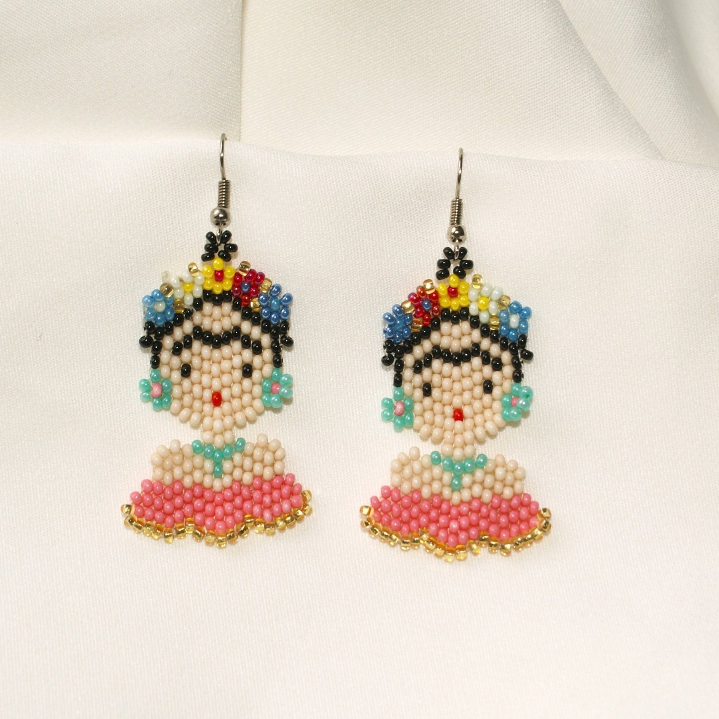 Beaded øredobber Frida Kahlo - EVOMAREVOMAR