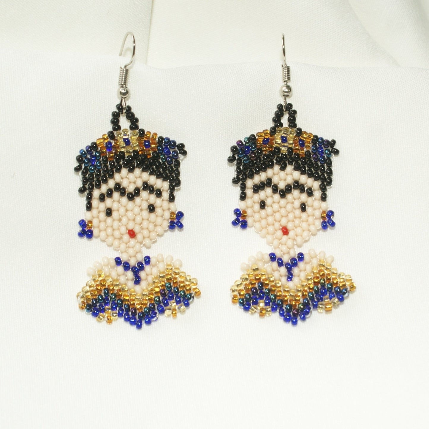 Beaded øredobber Frida Kahlo - EVOMAREVOMAR