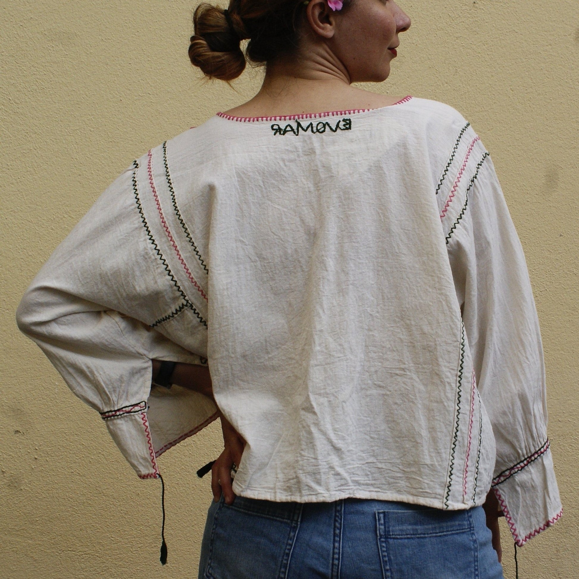 Håndbrodert Sommer Top (Ny) EVOMAR