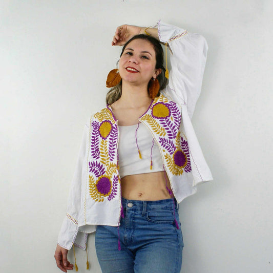 Håndbrodert Cardigan Deluxe EVOMAR
