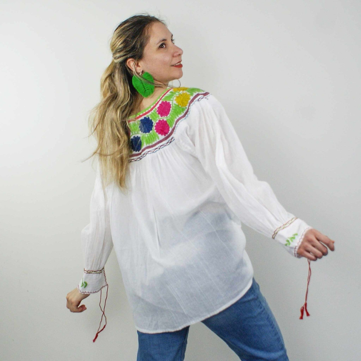 Håndbrodert Sommer Top - Etnikk EVOMAR