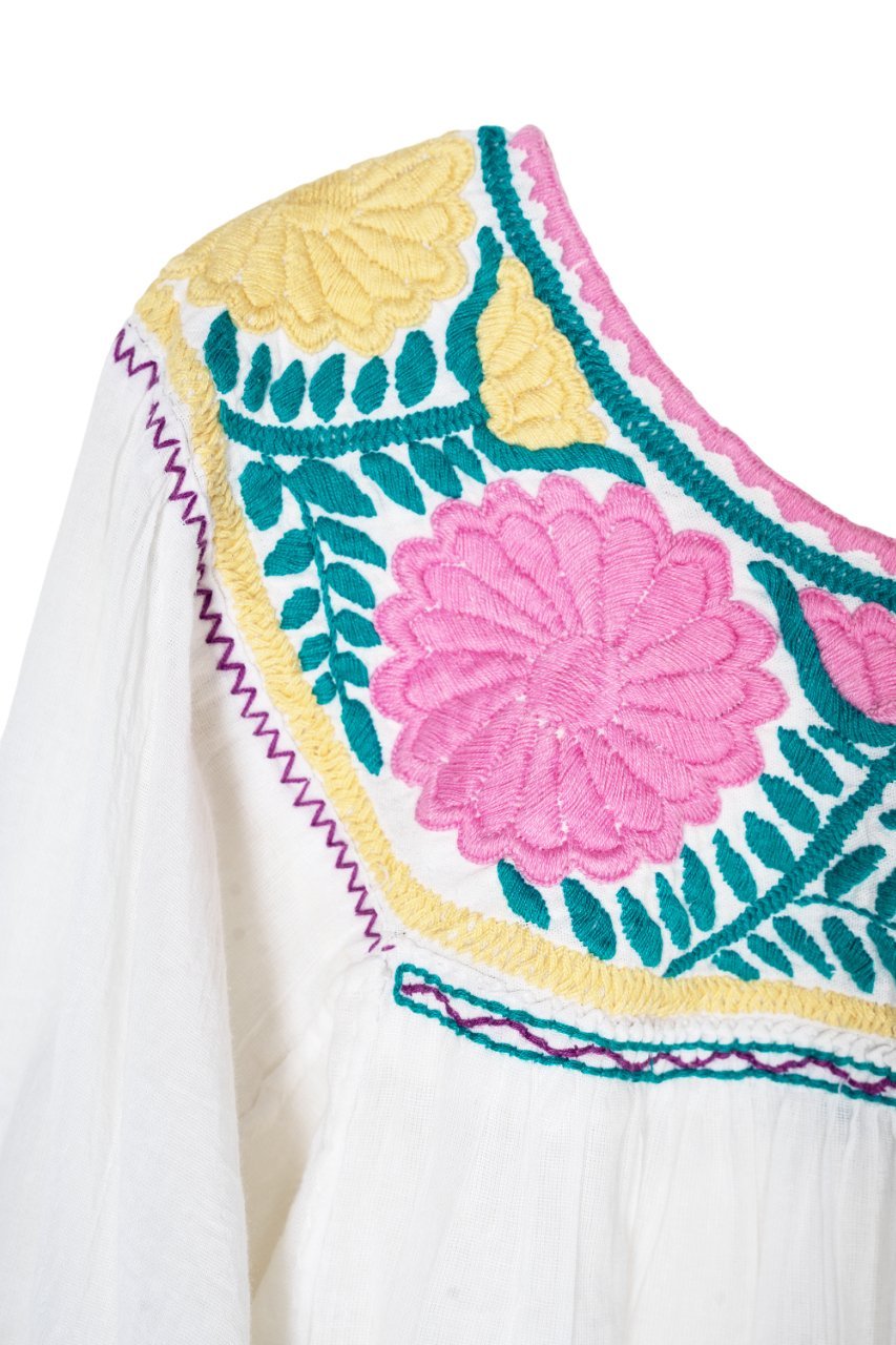 Sommer Bluse Håndbrodert EVOMAR